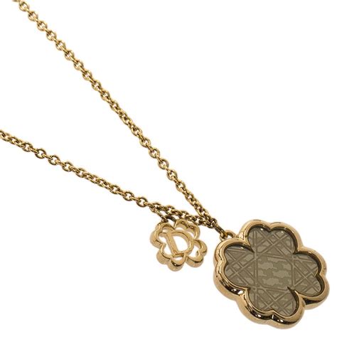 dior clover necklace price|dior necklace.